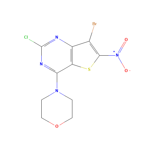 4-(7-bromo-2-chloro-6-nitrothieno[3,2-d]pyrimidin-4-yl)morpholine (CAS: 1339925-34-6) - Related Chemical Product