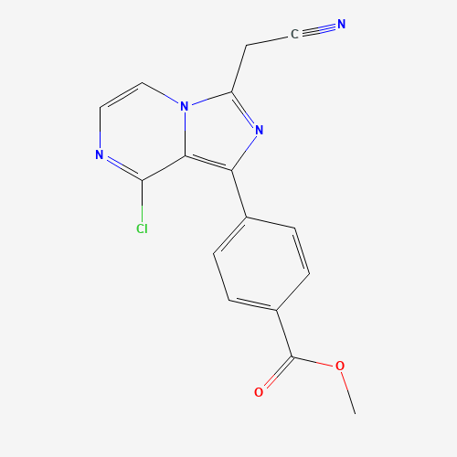 methyl 4-[8-chloro-3-(cyanomethyl)imidazo[1,5-a]pyrazin-1-yl]benzoate (CAS: 1620564-43-3) - Related Chemical Product