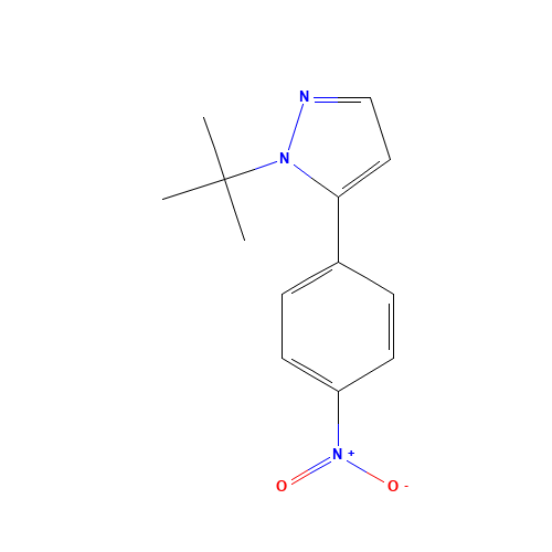 1-tert-butyl-5-(4-nitrophenyl)pyrazole (CAS: 942920-33-4) - Related Chemical Product