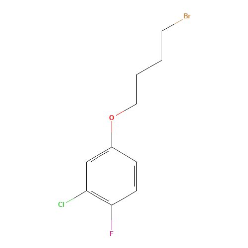 4-(4-bromobutoxy)-2-chloro-1-fluorobenzene (CAS: 188174-59-6) - Related Chemical Product