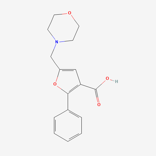 5-(morpholin-4-ylmethyl)-2-phenylfuran-3-carboxylic acid (CAS: 524037-02-3) - Related Chemical Product