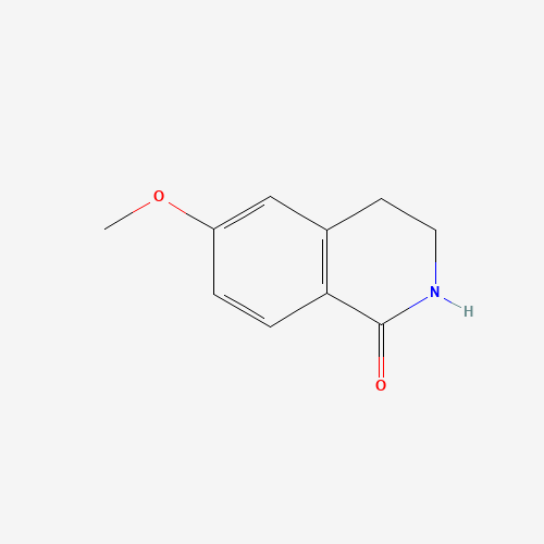 6-methoxy-3,4-dihydro-2H-isoquinolin-1-one (CAS: 22246-12-4) - Chemical Structure and Molecular Formula 