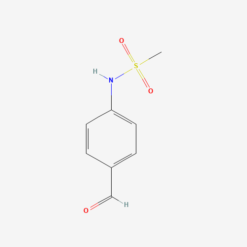 N-(4-formylphenyl)methanesulfonamide (CAS: 83922-54-7) - Chemical Structure and Molecular Formula 