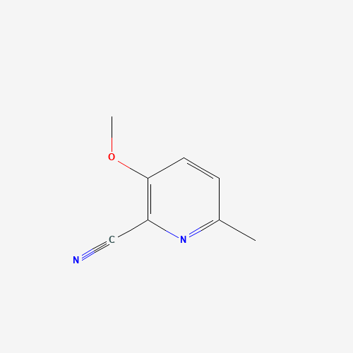 3-methoxy-6-methylpyridine-2-carbonitrile (CAS: 95109-36-7) - Chemical Structure and Molecular Formula 