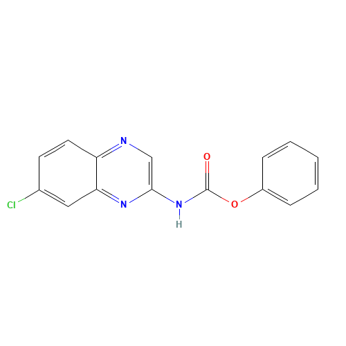 phenyl N-(7-chloroquinoxalin-2-yl)carbamate (CAS: 1432034-28-0) - Chemical Structure and Molecular Formula 