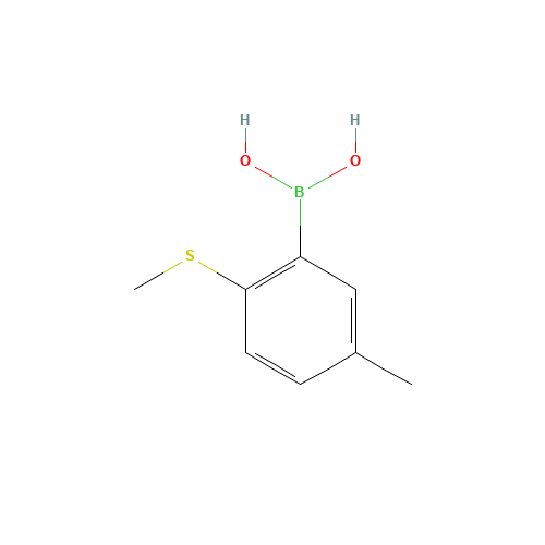 (5-methyl-2-methylsulfanylphenyl)boronic acid (CAS: 1259443-48-5) - Related Chemical Product