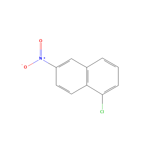 1-chloro-6-nitronaphthalene (CAS: 56961-36-5) - Chemical Structure and Molecular Formula 