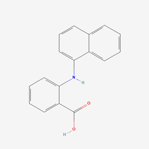2-(naphthalen-1-ylamino)benzoic acid (CAS: 13278-41-6) - Chemical Structure and Molecular Formula 