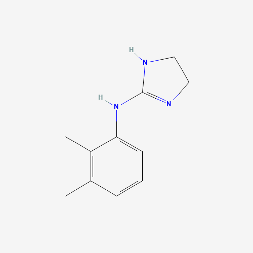 N-(2,3-dimethylphenyl)-4,5-dihydro-1H-imidazol-2-amine (CAS: 36314-61-1) - Chemical Structure and Molecular Formula 