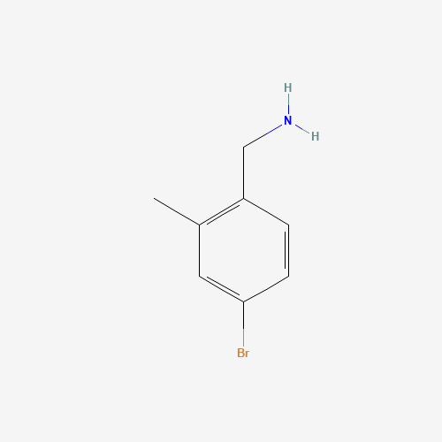 (4-bromo-2-methylphenyl)methanamine (CAS: 376646-62-7) - Chemical Structure and Molecular Formula 