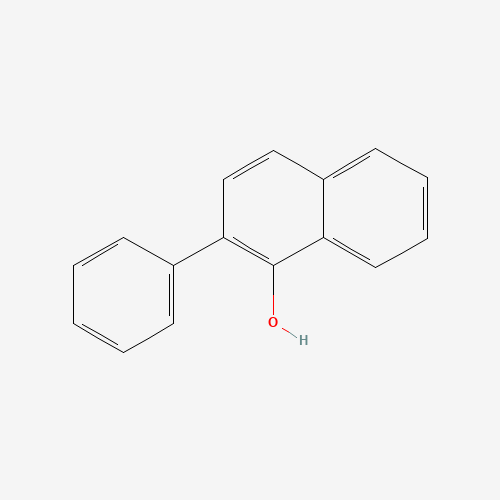 2-phenylnaphthalen-1-ol (CAS: 60433-62-7) - Chemical Structure and Molecular Formula 