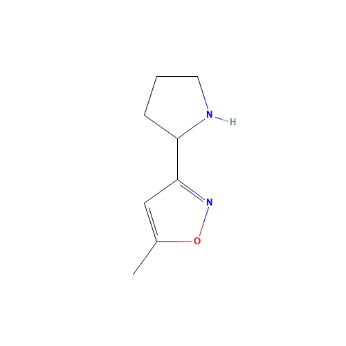 5-methyl-3-pyrrolidin-2-yl-1,2-oxazole (CAS: 1000932-34-2) - Related Chemical Product