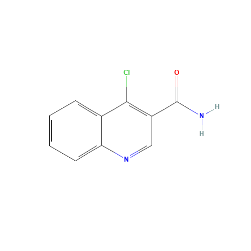 4-chloroquinoline-3-carboxamide (CAS: 476193-87-0) - Chemical Structure and Molecular Formula 