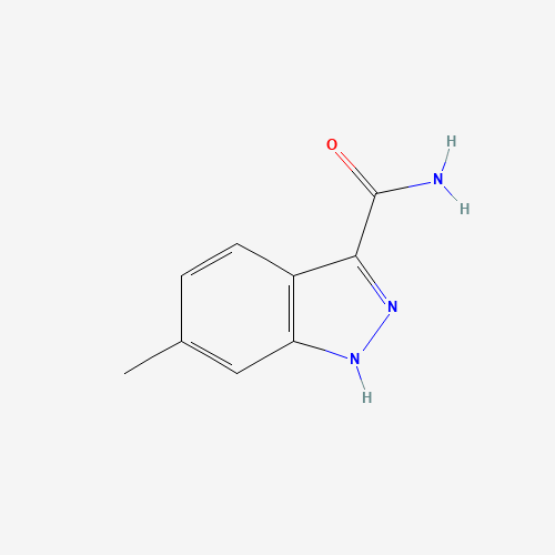 6-methyl-1H-indazole-3-carboxamide (CAS: 1519055-70-9) - Chemical Structure and Molecular Formula 