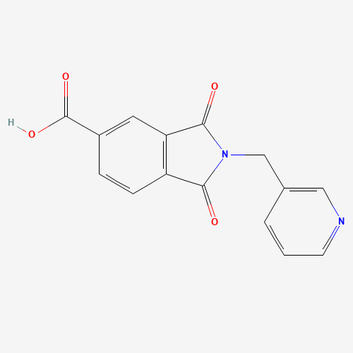 1,3-dioxo-2-(pyridin-3-ylmethyl)isoindole-5-carboxylic acid (CAS: 348125-25-7) - Related Chemical Product