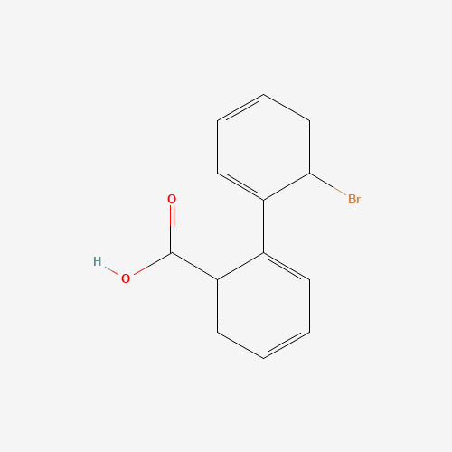 2-(2-bromophenyl)benzoic acid (CAS: 69200-16-4) - Chemical Structure and Molecular Formula 