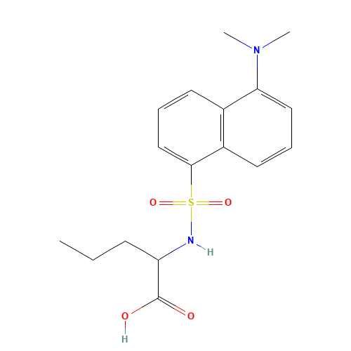 2-[[5-(dimethylamino)naphthalen-1-yl]sulfonylamino]pentanoate;piperidin-1-ium (CAS: 77426-57-4) - Related Chemical Product