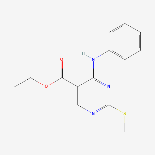 ethyl 4-anilino-2-methylsulfanylpyrimidine-5-carboxylate (CAS: 106475-47-2) - Related Chemical Product