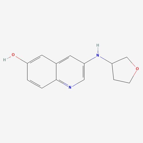 3-(oxolan-3-ylamino)quinolin-6-ol (CAS: 1427474-45-0) - Related Chemical Product