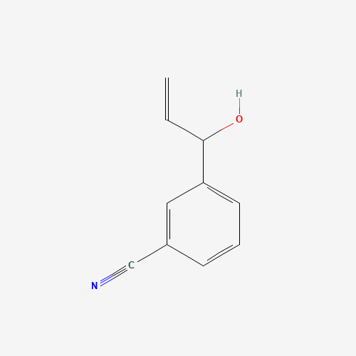 3-(1-hydroxyprop-2-enyl)benzonitrile (CAS: 91880-76-1) - Chemical Structure and Molecular Formula 