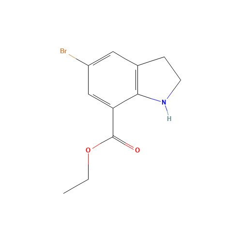 ethyl 5-bromo-2,3-dihydro-1H-indole-7-carboxylate (CAS: 1065181-56-7) - Related Chemical Product