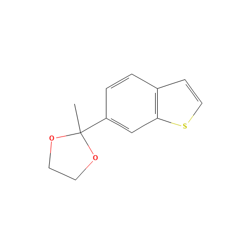 2-(1-benzothiophen-6-yl)-2-methyl-1,3-dioxolane (CAS: 96803-39-3) - Related Chemical Product