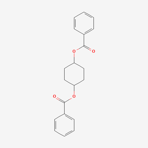 (4-benzoyloxycyclohexyl) benzoate (CAS: 19150-32-4) - Chemical Structure and Molecular Formula 
