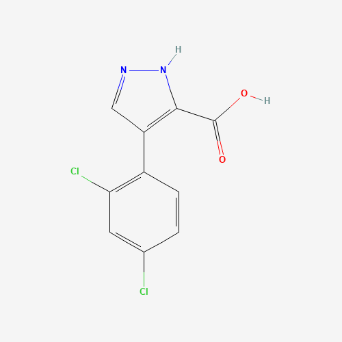 4-(2,4-dichlorophenyl)-1H-pyrazole-5-carboxylic acid (CAS: 844443-85-2) - Related Chemical Product
