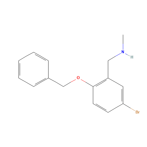 1-(5-bromo-2-phenylmethoxyphenyl)-N-methylmethanamine (CAS: 398151-41-2) - Related Chemical Product