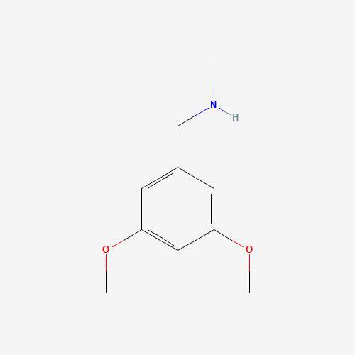 1-(3,5-dimethoxyphenyl)-N-methylmethanamine (CAS: 77775-71-4) - Chemical Structure and Molecular Formula 