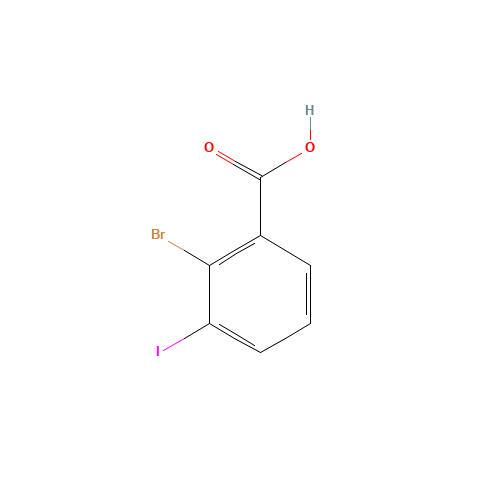 2-bromo-3-iodobenzoic acid (CAS: 855198-37-7) - Chemical Structure and Molecular Formula 