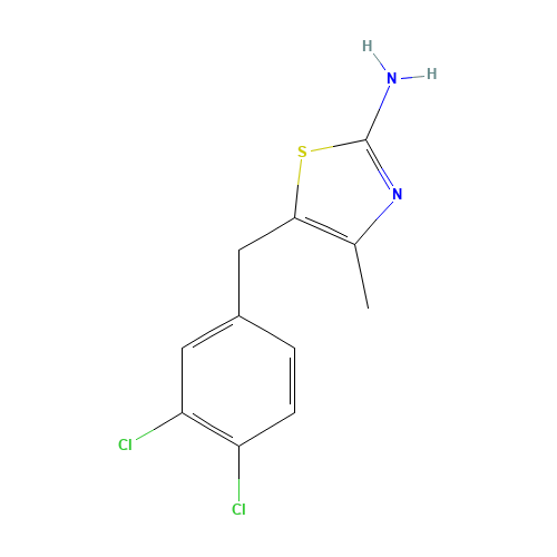 5-[(3,4-dichlorophenyl)methyl]-4-methyl-1,3-thiazol-2-amine (CAS: 1149333-52-7) - Related Chemical Product