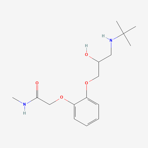 2-[2-[3-(tert-butylamino)-2-hydroxypropoxy]phenoxy]-N-methylacetamide (CAS: 34919-98-7) - Related Chemical Product