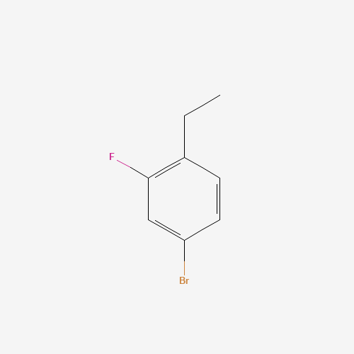 4-bromo-1-ethyl-2-fluorobenzene (CAS: 627463-18-7) - Chemical Structure and Molecular Formula 