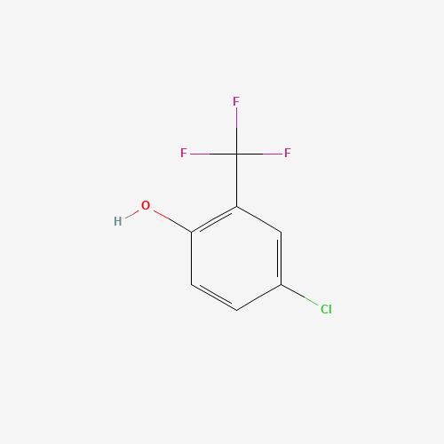 4-chloro-2-(trifluoromethyl)phenol (CAS: 53903-51-8) - Chemical Structure and Molecular Formula 