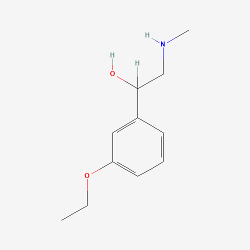 1-(3-ethoxyphenyl)-2-(methylamino)ethanol (CAS: 143337-62-6) - Chemical Structure and Molecular Formula 