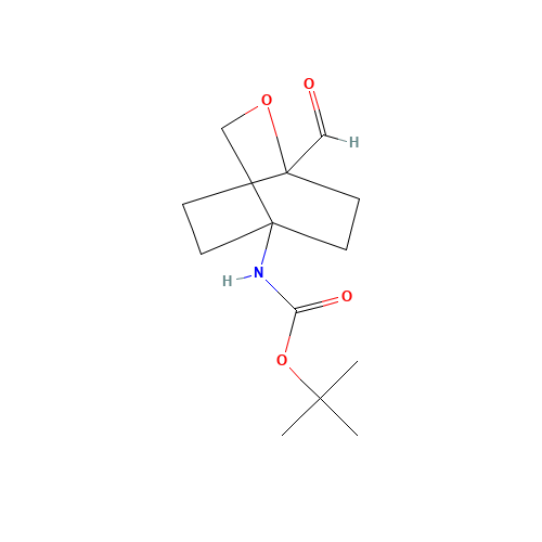 tert-butyl N-(4-formyl-3-oxabicyclo[2.2.2]octan-1-yl)carbamate (CAS: 1417551-42-8) - Related Chemical Product