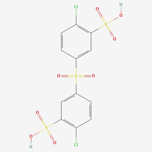 2-chloro-5-(4-chloro-3-sulfophenyl)sulfonylbenzenesulfonic acid (CAS: 57570-28-2) - Related Chemical Product