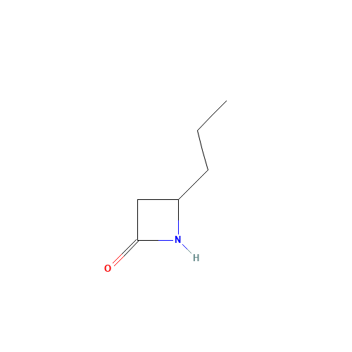 4-propylazetidin-2-one (CAS: 22937-03-7) - Chemical Structure and Molecular Formula 