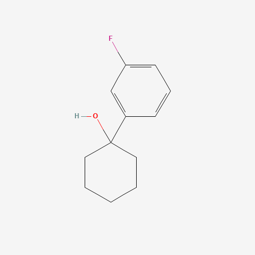 1-(3-fluorophenyl)cyclohexan-1-ol (CAS: 1496-35-1) - Chemical Structure and Molecular Formula 