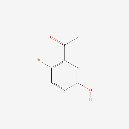 1-(2-bromo-5-hydroxyphenyl)ethanone (CAS: 1127422-81-4) - Chemical Structure and Molecular Formula 