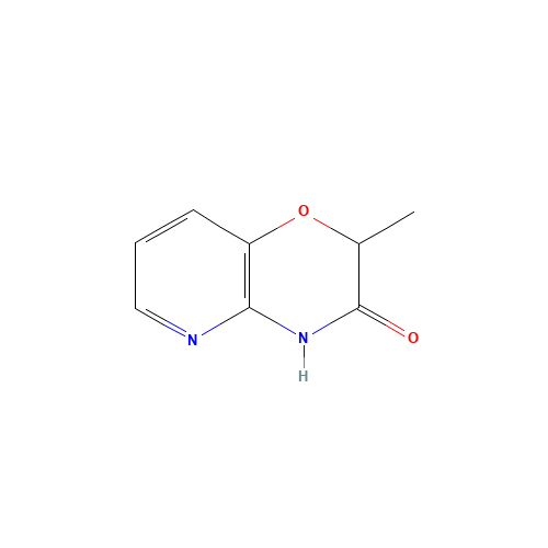 2-methyl-4H-pyrido[3,2-b][1,4]oxazin-3-one (CAS: 20348-19-0) - Chemical Structure and Molecular Formula 