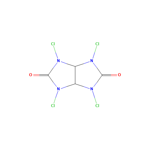 1,3,4,6-tetrachloro-3a,6a-dihydroimidazo[4,5-d]imidazole-2,5-dione (CAS: 776-19-2) - Related Chemical Product