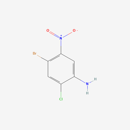 4-bromo-2-chloro-5-nitroaniline (CAS: 872820-00-3) - Chemical Structure and Molecular Formula 
