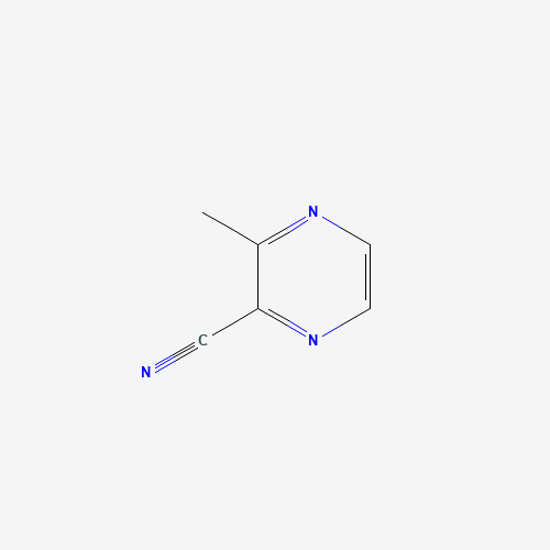 3-methylpyrazine-2-carbonitrile (CAS: 65735-15-1) - Chemical Structure and Molecular Formula 