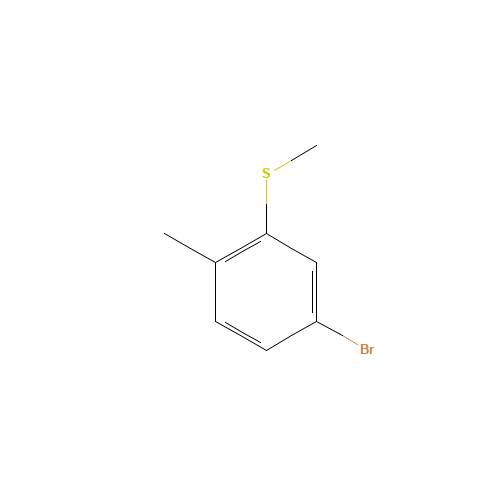 4-bromo-1-methyl-2-methylsulfanylbenzene (CAS: 142994-01-2) - Related Chemical Product