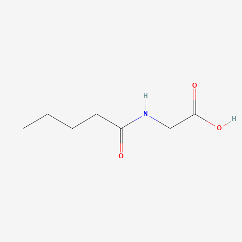 2-(pentanoylamino)acetic acid (CAS: 24003-66-5) - Chemical Structure and Molecular Formula 