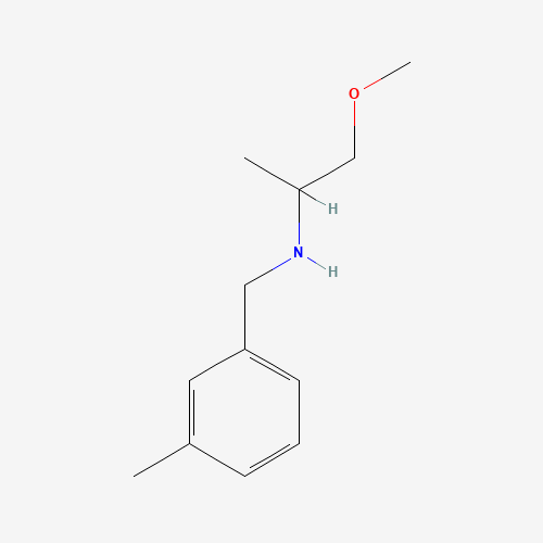 1-methoxy-N-[(3-methylphenyl)methyl]propan-2-amine (CAS: 356092-84-7) - Chemical Structure and Molecular Formula 
