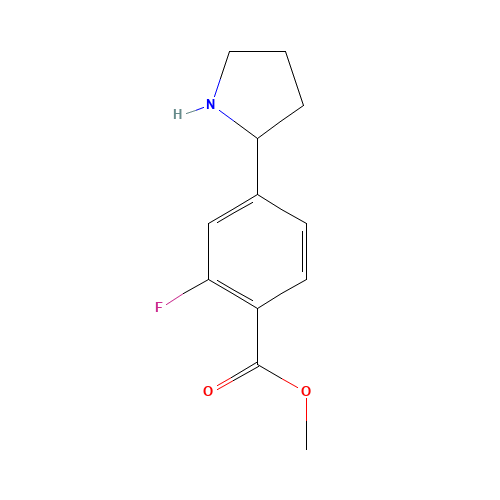 methyl 2-fluoro-4-pyrrolidin-2-ylbenzoate (CAS: 1128075-28-4) - Related Chemical Product