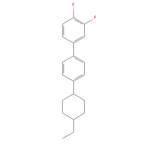 4-[4-(4-ethylcyclohexyl)phenyl]-1,2-difluorobenzene (CAS: 134412-18-3) - Related Chemical Product